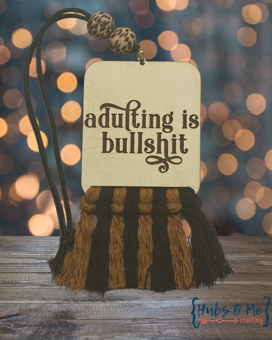 Adulting is Bullshit Mirror Charm