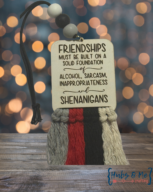 Friendships Mirror Charm