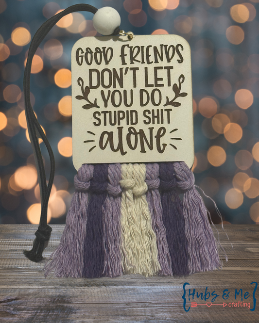 Good Friends Mirror Charm