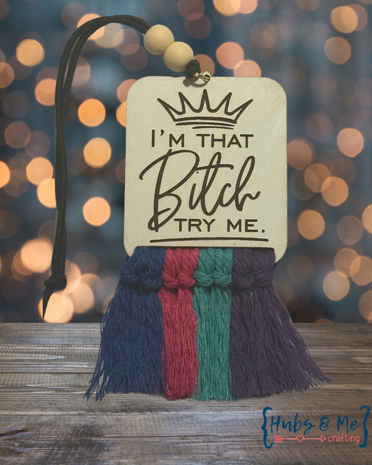 I Am That Bitch Mirror Charm