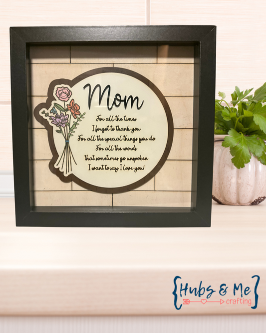 Mother's Day Shadow Box Option 2